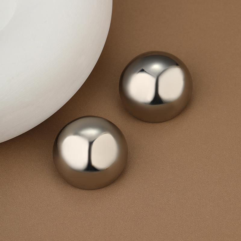 LEMOMO ピアス 金属アレルギー ステンレス メタルボール 大振り 丸玉 シンプル ニッケルフリー おしゃれ レディース インスタ 韓国 人気 トレンド 大人 |  | 01