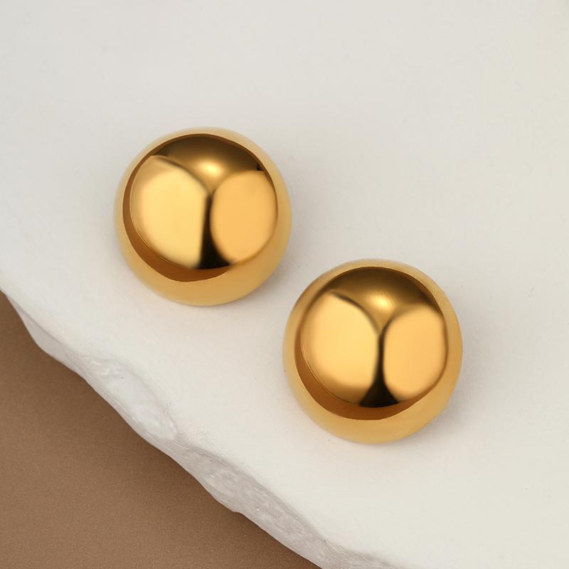 LEMOMO ピアス 金属アレルギー ステンレス メタルボール 大振り 丸玉 シンプル ニッケルフリー おしゃれ レディース インスタ 韓国 人気 トレンド 大人 |  | 02