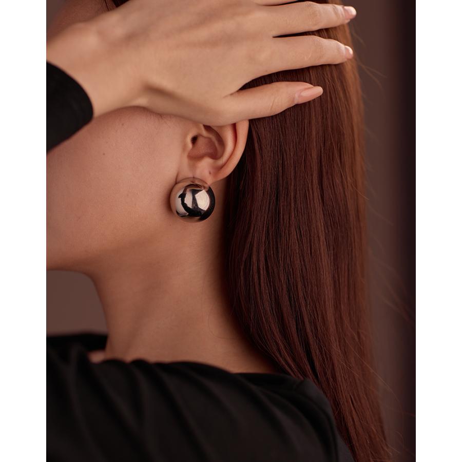 LEMOMO ピアス 金属アレルギー ステンレス メタルボール 大振り 丸玉 シンプル ニッケルフリー おしゃれ レディース インスタ 韓国 人気 トレンド 大人 |  | 09