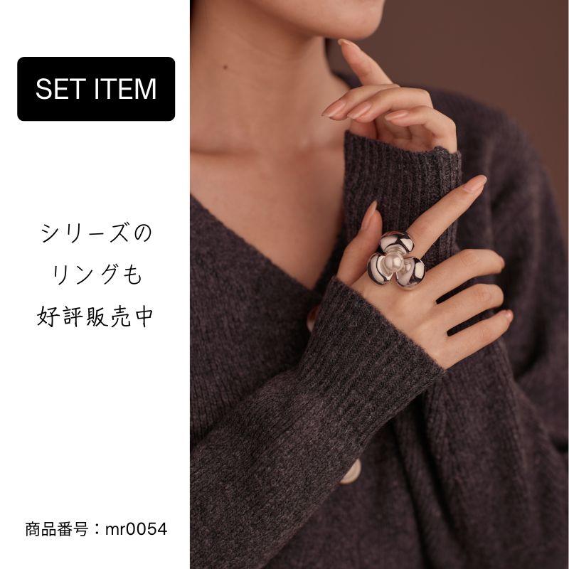 LEMOMO ピアス フラワー 花 大振り 存在感 パール 金属アレルギー ニッケルフリー おしゃれ レディース インスタ 韓国 人気 トレンド 大人 |  | 11