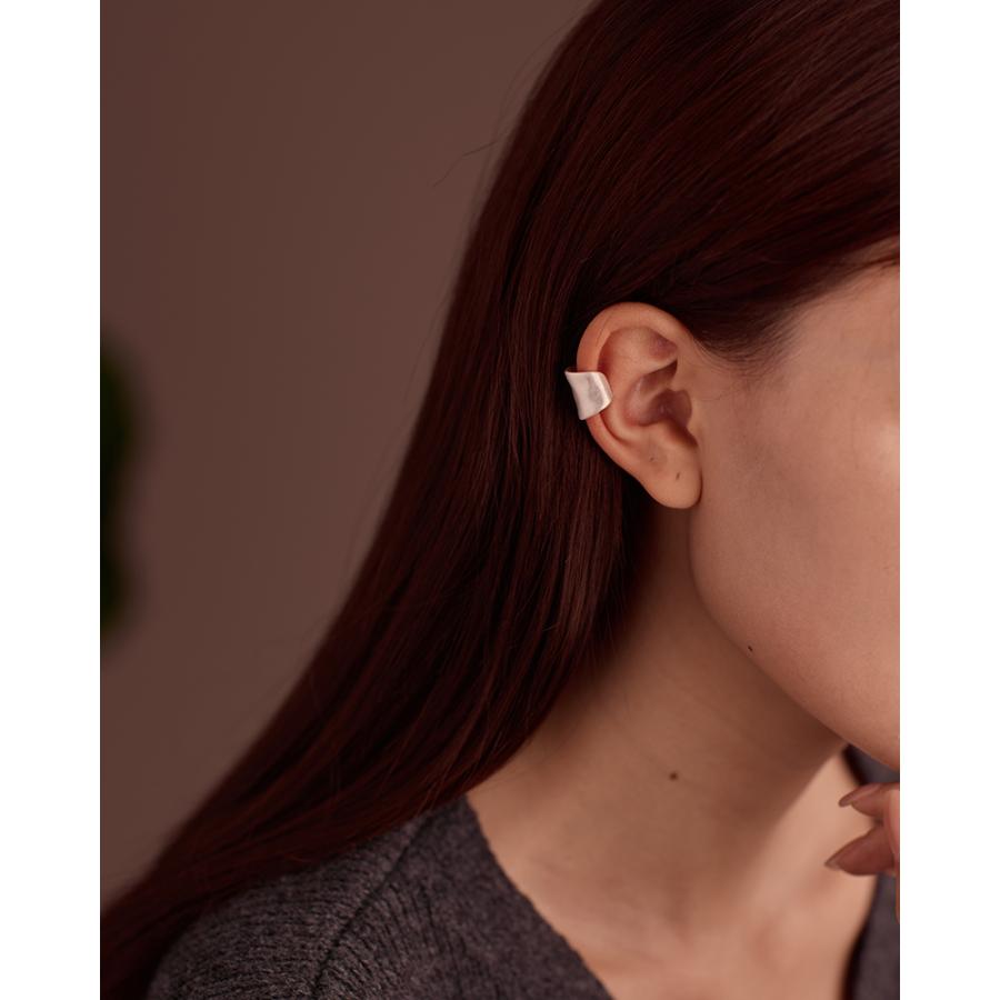 LEMOMO 【片耳用】イヤーカフ シンプル 艶消し マット レイヤード イヤーカフス イヤカフ イヤリング 金属アレルギー 18K ジュエリー ゴールド シルバー |  | 05