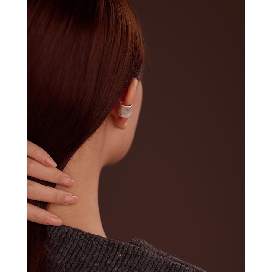 LEMOMO 【片耳用】イヤーカフ シンプル 艶消し マット レイヤード イヤーカフス イヤカフ イヤリング 金属アレルギー 18K ジュエリー ゴールド シルバー |  | 10