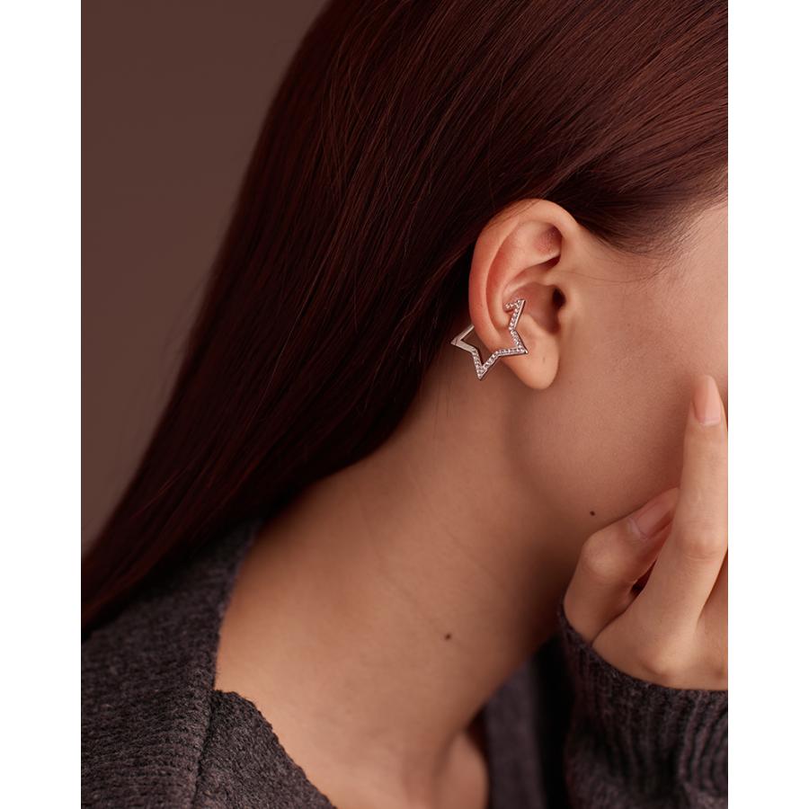 LEMOMO 【片耳用】イヤーカフ スター 星 イヤリング 金属アレルギー対応 18K 大人 かわいい ゴールド シルバーおしゃれ レディース インスタ 韓国 人気 トレンド |  | 13