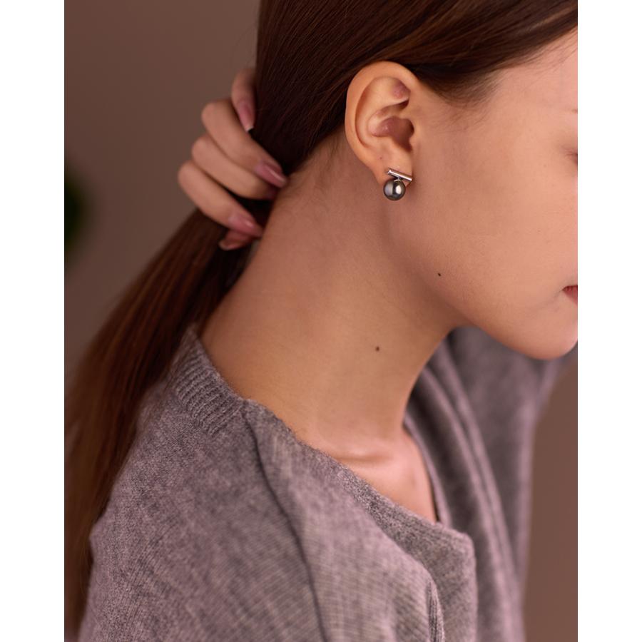 LEMOMO ピアス パール バー グレーパール ブラックパール 一粒 シンプル 10mm フォーマル ママスーツ 入園式 卒園式 結婚式 シルバー925 金属アレルギー |  | 11