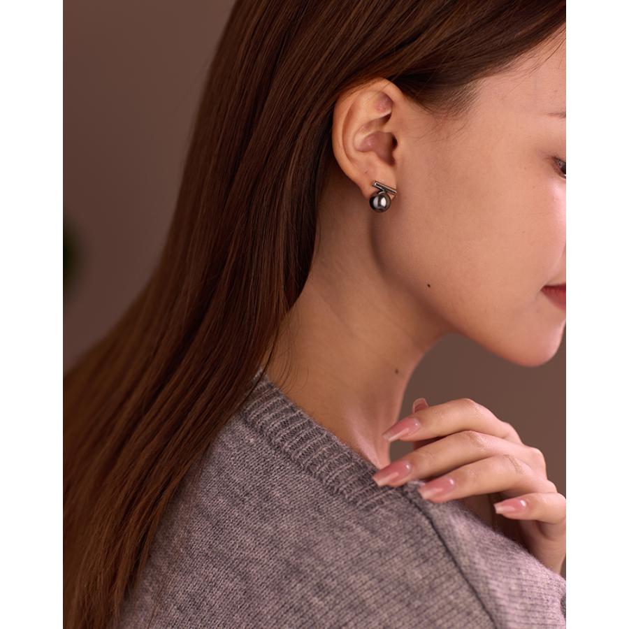 LEMOMO ピアス パール バー グレーパール ブラックパール 一粒 シンプル 10mm フォーマル ママスーツ 入園式 卒園式 結婚式 シルバー925 金属アレルギー |  | 12