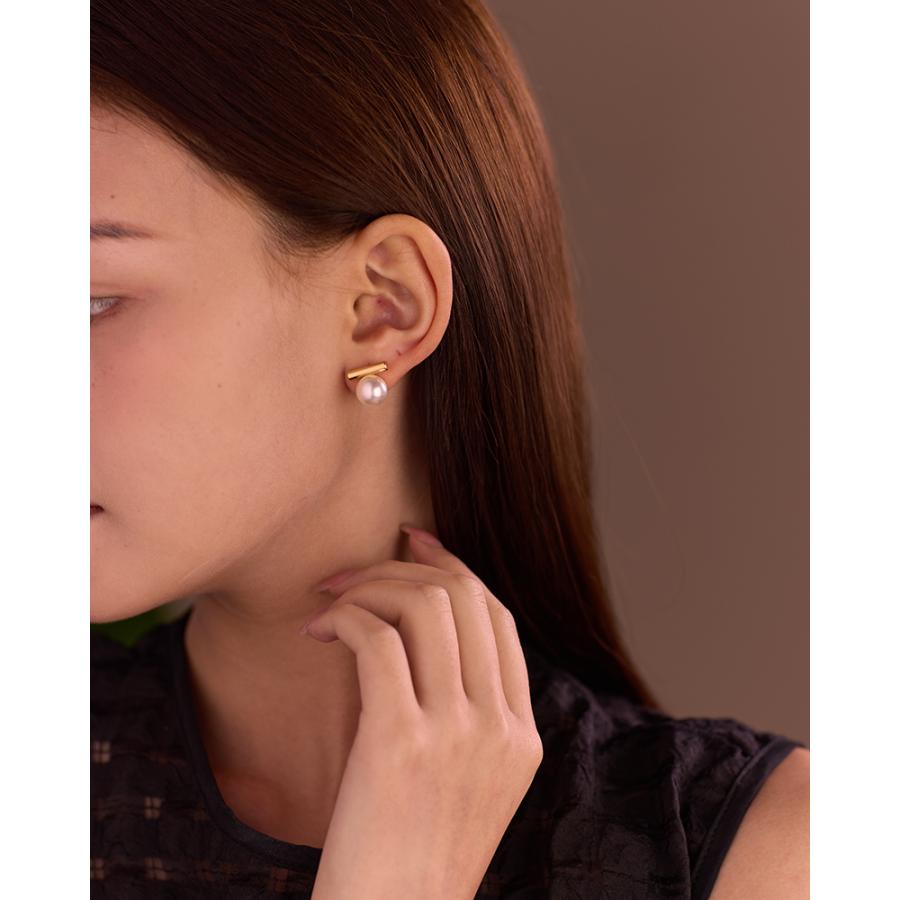 LEMOMO ピアス パール バー グレーパール ブラックパール 一粒 シンプル 10mm フォーマル ママスーツ 入園式 卒園式 結婚式 シルバー925 金属アレルギー |  | 08