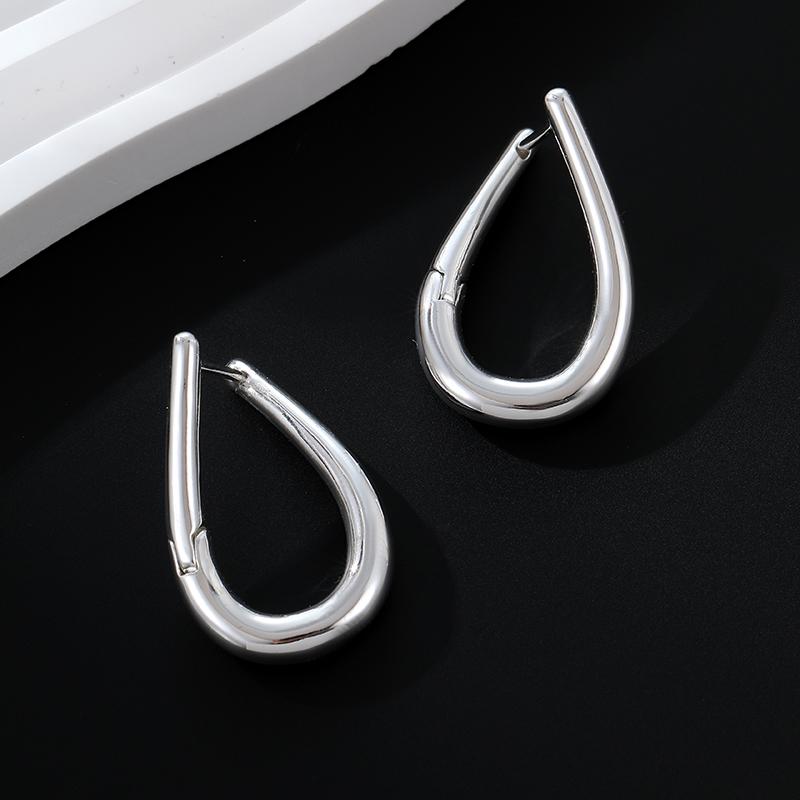 LEMOMO ピアス フープ 金属アレルギー 雫 ドロップ ひねり ワンタッチ キャッチレス ニッケルフリー おしゃれ レディース インスタ 韓国 人気 トレンド |  | 02