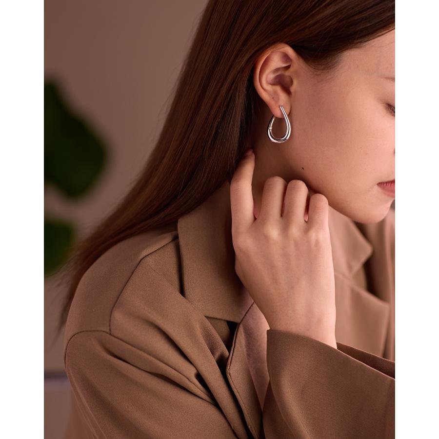 LEMOMO ピアス フープ 金属アレルギー 雫 ドロップ ひねり ワンタッチ キャッチレス ニッケルフリー おしゃれ レディース インスタ 韓国 人気 トレンド |  | 07