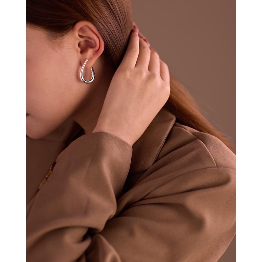 LEMOMO ピアス フープ 金属アレルギー 雫 ドロップ ひねり ワンタッチ キャッチレス ニッケルフリー おしゃれ レディース インスタ 韓国 人気 トレンド |  | 10