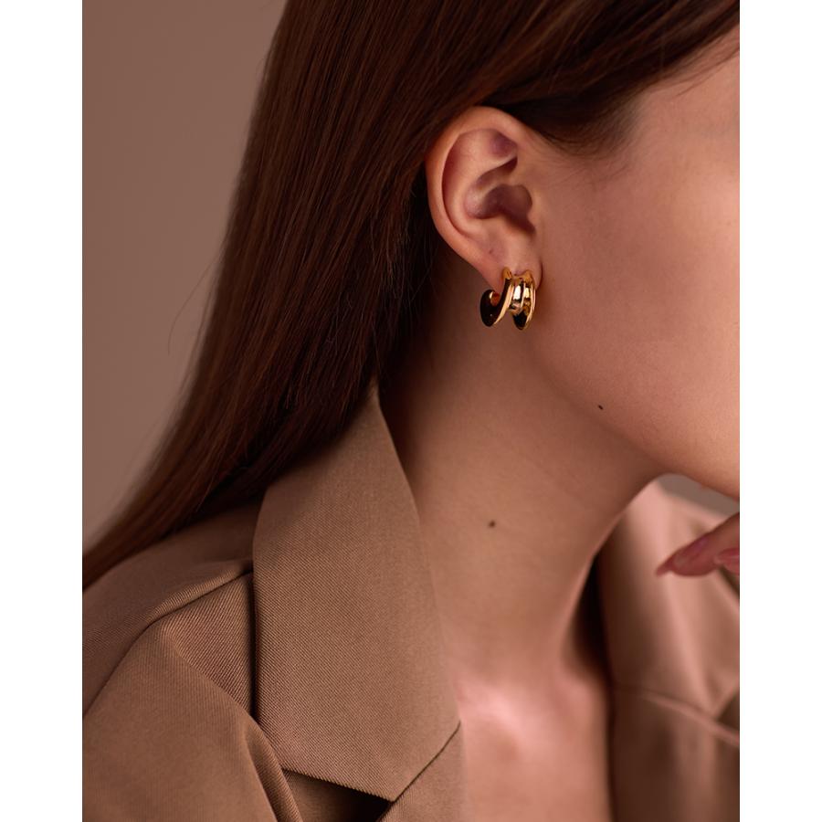 LEMOMO ピアス 存在感 フープ 大ぶり 金属アレルギー キャッチレス ニッケルフリー おしゃれ レディース インスタ 韓国 人気 トレンド 大人 |  | 05