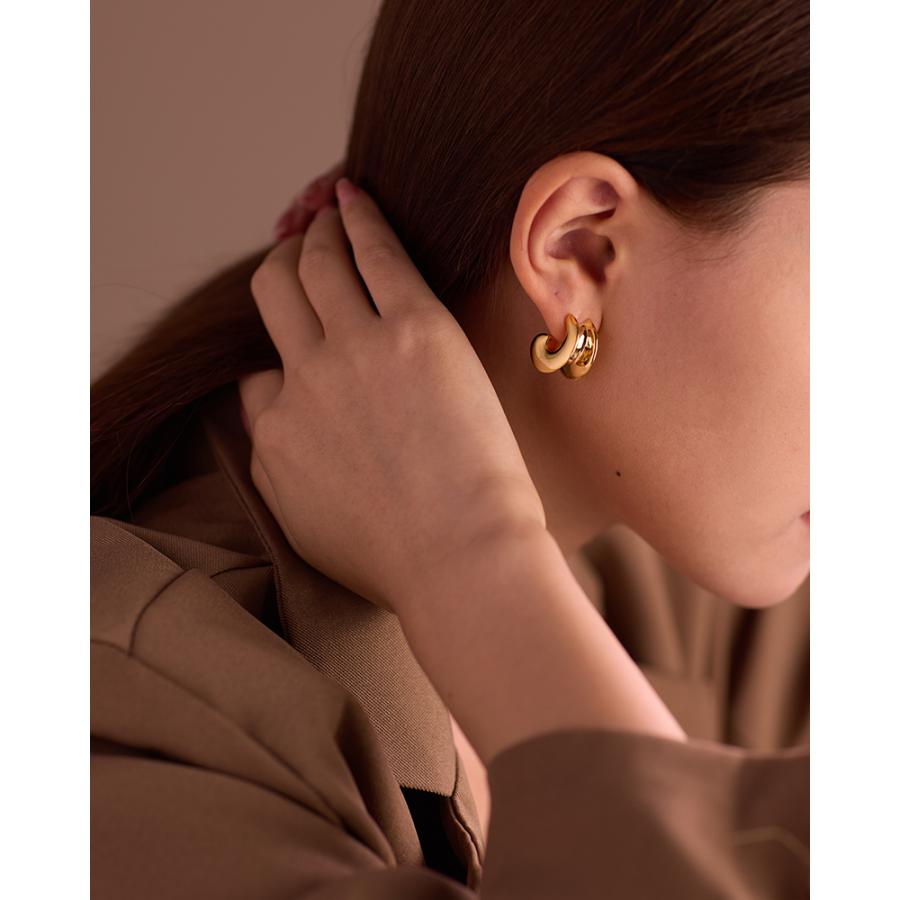 LEMOMO ピアス 存在感 フープ 大ぶり 金属アレルギー キャッチレス ニッケルフリー おしゃれ レディース インスタ 韓国 人気 トレンド 大人 |  | 07