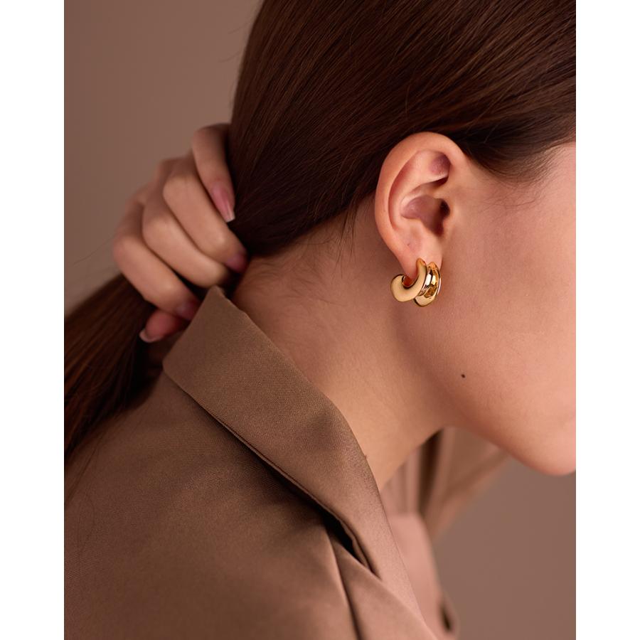 LEMOMO ピアス 存在感 フープ 大ぶり 金属アレルギー キャッチレス ニッケルフリー おしゃれ レディース インスタ 韓国 人気 トレンド 大人 |  | 08