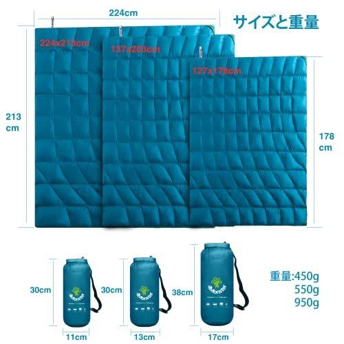 4monster ダウン ブランケット マルチブランケット 防寒 アウトドア 肩掛け コンパクト キャンプ 旅行 軽量 アウトドア寝具 ひざ掛け 防風 防水 コンパクト S 2305 掛け布団 Lemonlemon 肩掛け