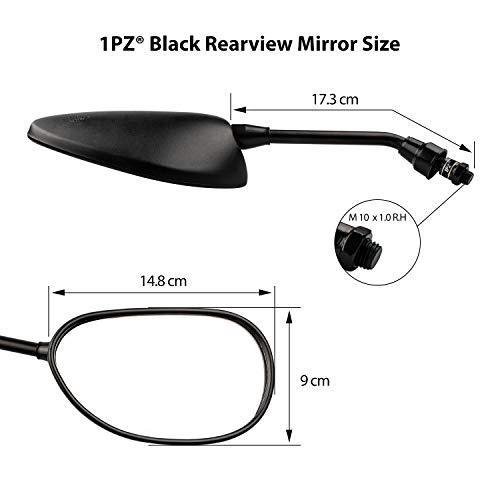 人気新品 1pz Jp2 Mir バイクミラー 左右 セット ホルダーセット ミラーホルダー付き 10mm 正ネジ 8mm ミラーアダプター ブラック Wastesmart Org