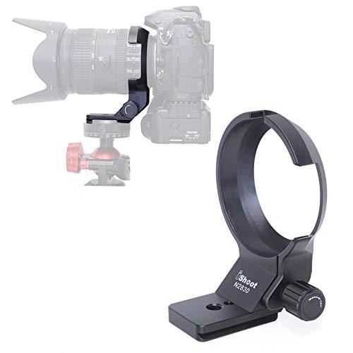 iShoot CNC リング式三脚座， レンズサポート襟 三脚マウントリング for ニコン Nikon AFS NIKKOR 28