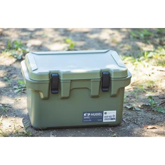 クーラーボックス レジャー用品 IRIS OHYAMA アイリスオーヤマ フラット天板 長時間保冷タイプ 大容量 コンパクト HUGEL クーラーボックス 20L TC-20 全2色の画像
