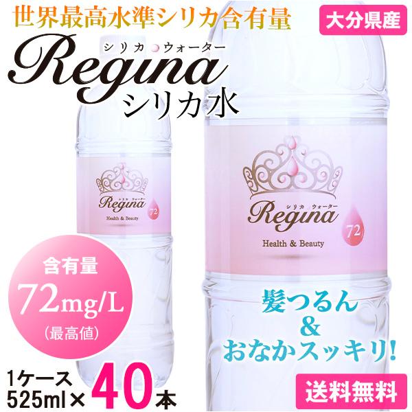 シリカ水 40本 水 525ml シリカウォーター シリカ含有量72mg/L 天然水