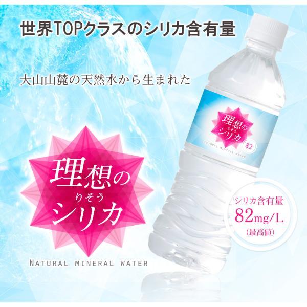 シリカ水 500ml 48本 高濃度シリカ水 シリカウォーター 理想のシリカ ミネラルウォーター ケイ素水 天然水 天然シリカ 水 軟水 国産 鳥取県産｜lemonno-ki｜02