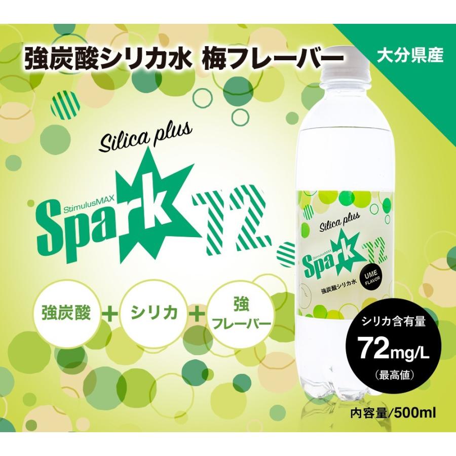 シリカ水 シリカ炭酸水 500ml 40本 送料無料 炭酸水 強炭酸シリカ水 Spark Plus 梅 レモンフレーバー シリカウォーター 軟水 国産 Spark 48 レモンの木 通販 Yahoo ショッピング