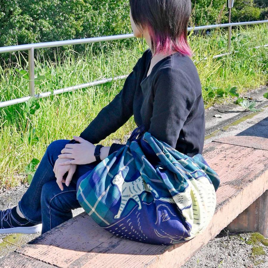 風呂敷 大判 日本製 スカーフ 地域猫 応援 プロジェクト LaLaLu