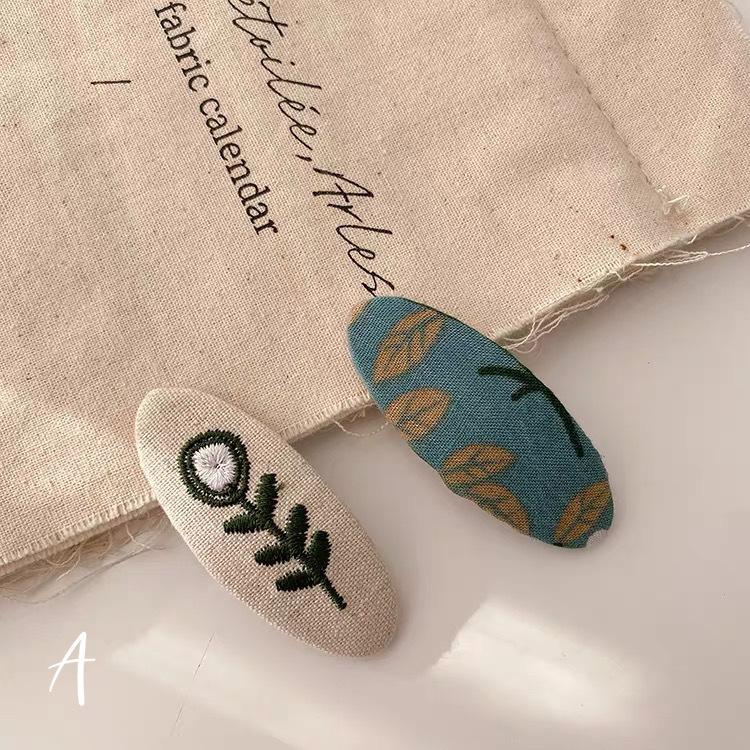 刺繍 ヘアピン 2本セット ヘアアクセサリー ヘアクリップ キッズ 女の子 髪飾り 髪留め パッチン留め 花刺繍 プレゼント Mg Le Murmure 通販 Yahoo ショッピング