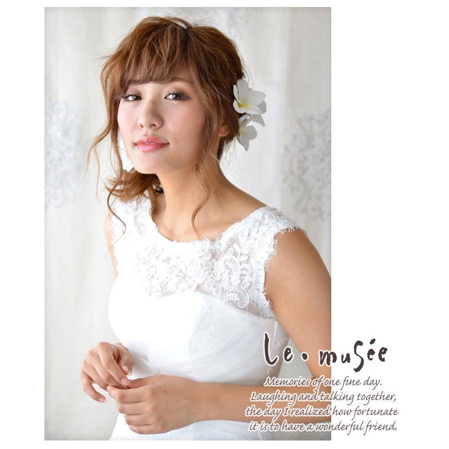 ヘッドドレス ウェディング 髪飾り 花 ヘアアクセサリー ブライダル 結婚式 成人式 袴 振袖 かわいい 人気 造花 プルメリア 全2色 白 ピンク ウエディング専門店 ミュゼ 通販 Yahoo ショッピング