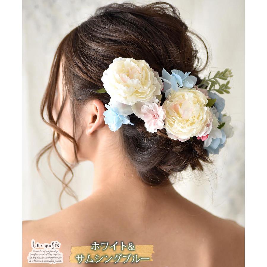ヘッドドレス 花 ウェディング 髪飾り 和装 ジュディ 全4色 ウエディング専門店 ミュゼ 通販 Yahoo ショッピング