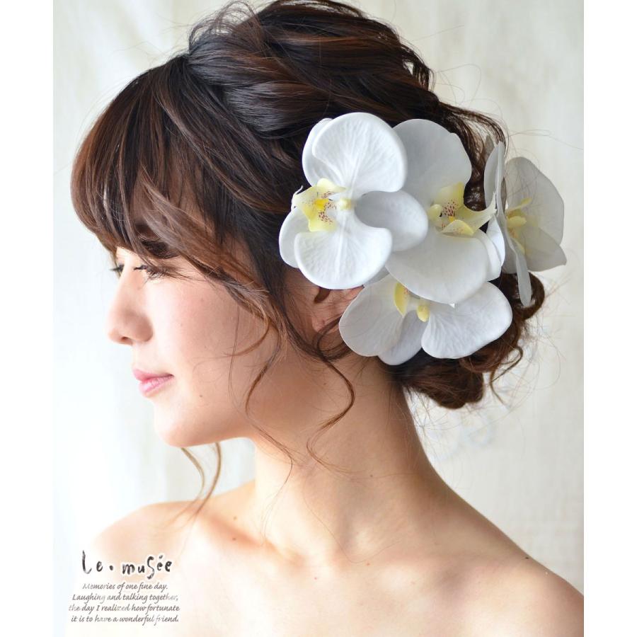 成人式 髪飾り ヘッドドレス 和装 花 ウェディング 胡蝶蘭 袴 成人式 髪飾り ヘッドドレス 和装 花 ウェディング 胡蝶蘭 袴