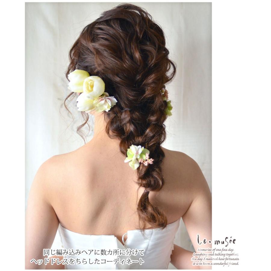 ヘッドドレス 花 ウェディング チューリップ ウエディング専門店 ミュゼ 通販 Yahoo ショッピング