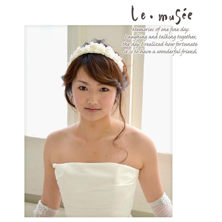 ヘッドドレス 髪飾り カチューシャ マーガレット ヘアアクセサリー 結婚式 ウェディング ウエディング ブライダル 花嫁 おしゃれ カラードレス ウエディング専門店 ミュゼ 通販 Yahoo ショッピング
