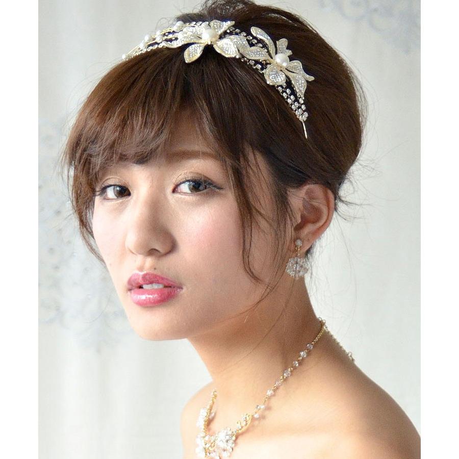 カチューシャ ウェディング ヘッドドレス ヘアアクセサリー 髪飾り リボンカチューシャ 花嫁 結婚式 ブライダル ナデージュ ウエディング専門店 ミュゼ 通販 Yahoo ショッピング