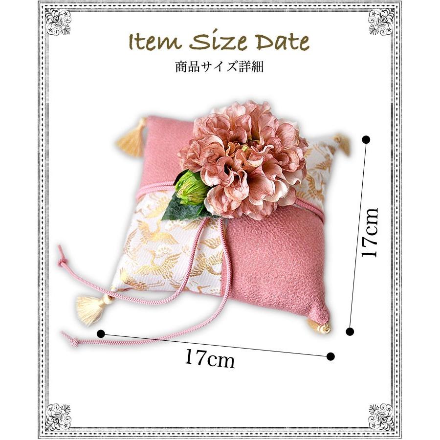 リングピロー 和風 完成品 クッション 結婚式 前撮り リングピロー 完成品 和風リングピロー 和ダリア ウエディング専門店 ミュゼ 通販 Yahoo ショッピング