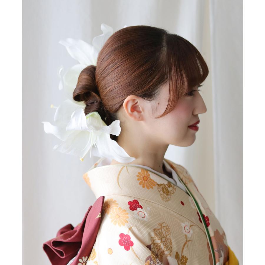 成人式 髪飾り 和装 花 ハット ウェディング 卒業式 袴