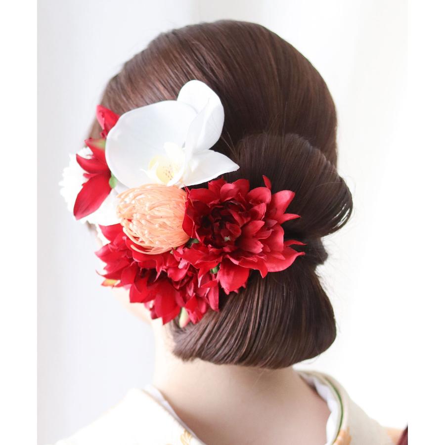 和装 蘭菊 花 ミニチュア和装 ミニ着物 白地金襴 きんらん 菊 紅葉 新布