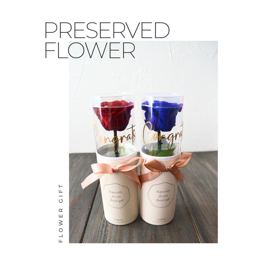 プリザーブドフラワー バラ 1輪 プリザーブド ローズ  プリザーブ バラ 花束 ブーケ 卒業 卒業式 卒園 退職 記念品 小さい 誕生日 |  | 11