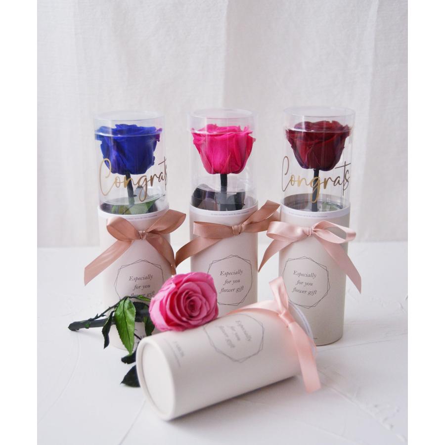 プリザーブドフラワー バラ 1輪 プリザーブド ローズ  プリザーブ バラ 花束 ブーケ 卒業 卒業式 卒園 退職 記念品 小さい 誕生日 |  | 01