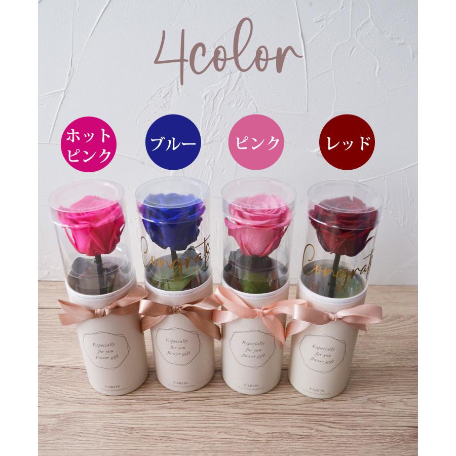 プリザーブドフラワー バラ 1輪 プリザーブド ローズ  プリザーブ バラ 花束 ブーケ 卒業 卒業式 卒園 退職 記念品 小さい 誕生日 |  | 06