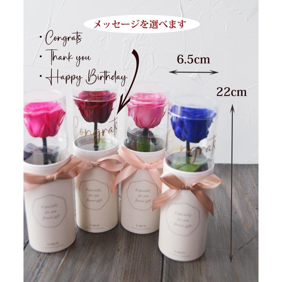 プリザーブドフラワー バラ 1輪 プリザーブド ローズ  プリザーブ バラ 花束 ブーケ 卒業 卒業式 卒園 退職 記念品 小さい 誕生日 |  | 07