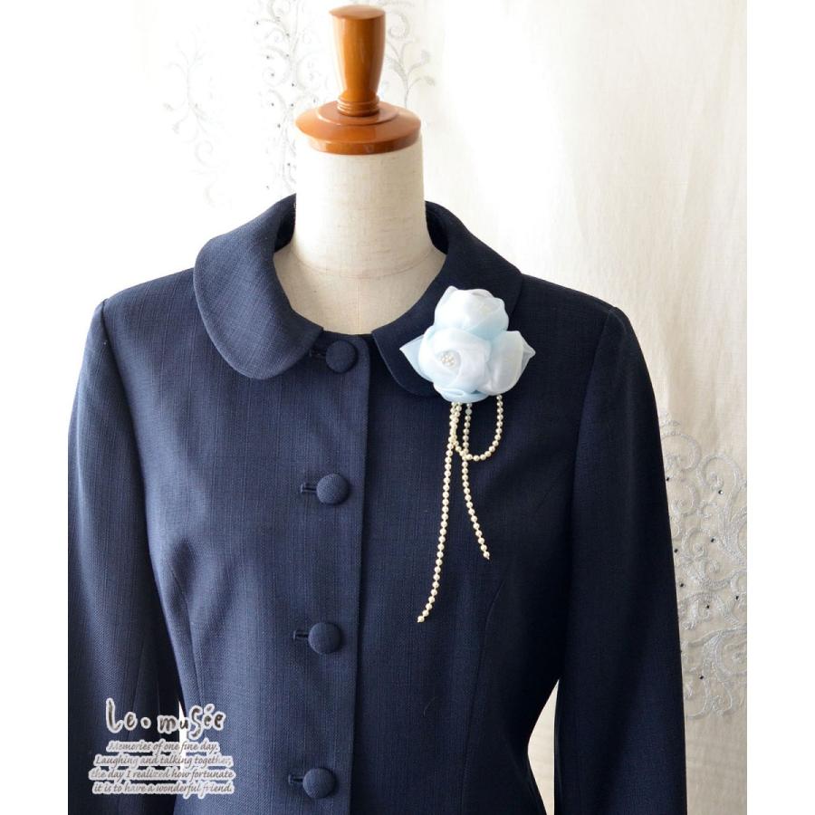 コサージュ 入学 入園式 親 卒業式 結婚式 おしゃれ フォーマル パール 親族 卒園式 エアリー ピンク ブルー 全2色 |  | 02