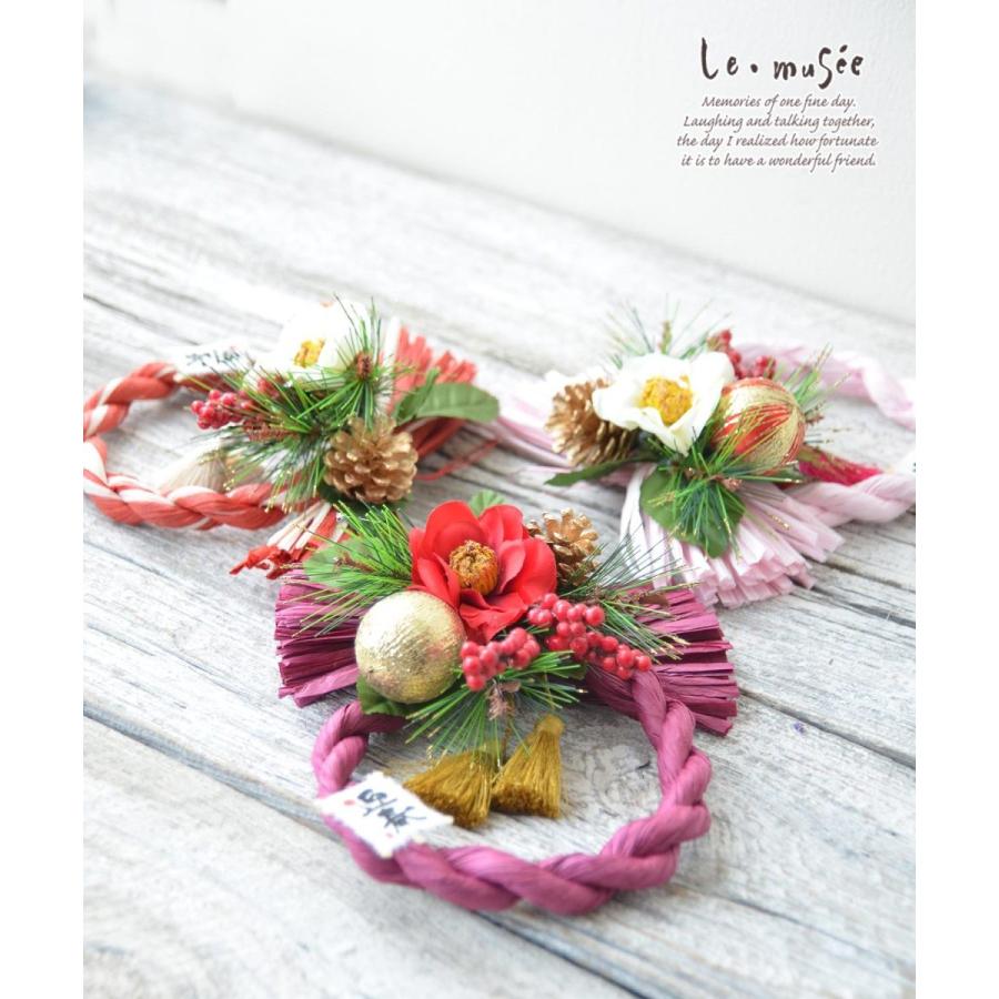 ミニしめ縄リース 正月 全3色 正月飾り モダン 洋風 しめ縄飾り お正月 インテリア オシャレ ナチュラル ウエディング専門店 ミュゼ 通販 Yahoo ショッピング