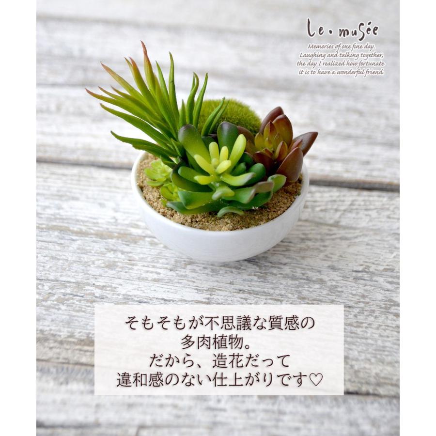観葉植物 フェイクグリーン 多肉植物 寄植え セダム 卓上 ミニボール 鉢 おしゃれ インテリア ギフト プレゼント 造花 |  | 03
