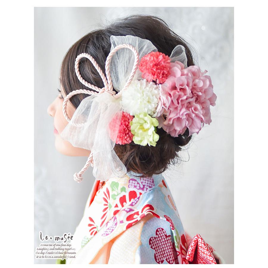 レンタル 七五三 ボールブーケ 造花 撮影小物 7歳 3歳 ヘッド