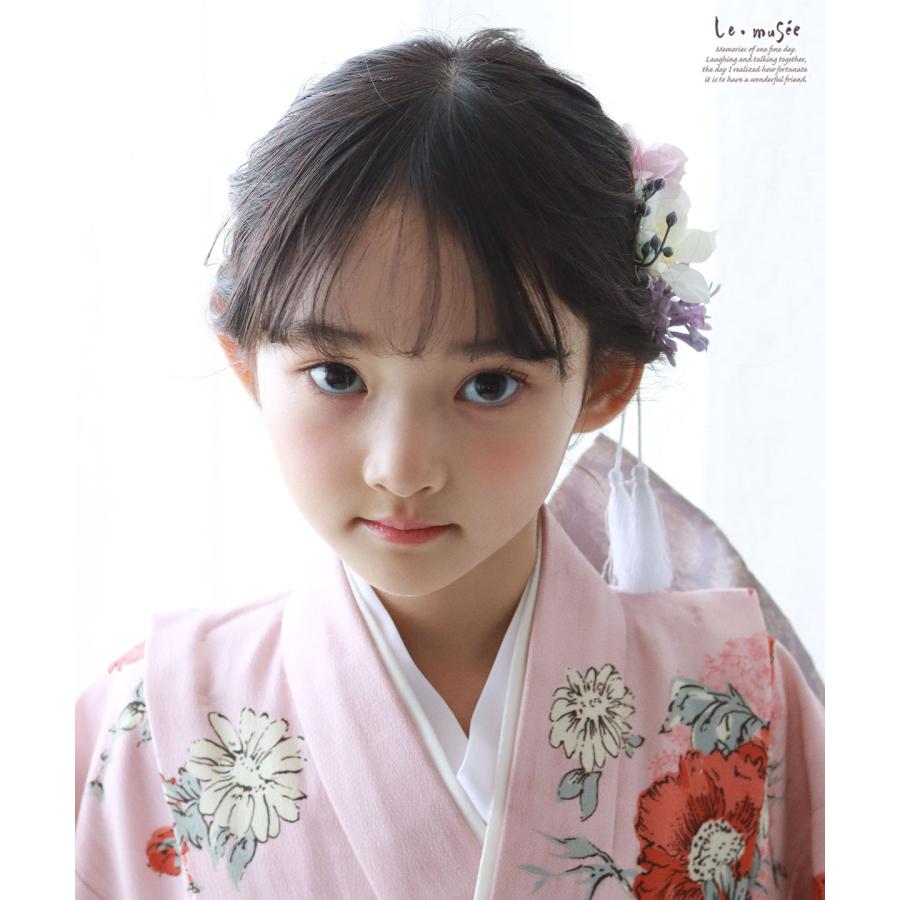 七五三 髪飾り ナチュラル デルフィ | 753 3歳 7歳 白 ホワイト