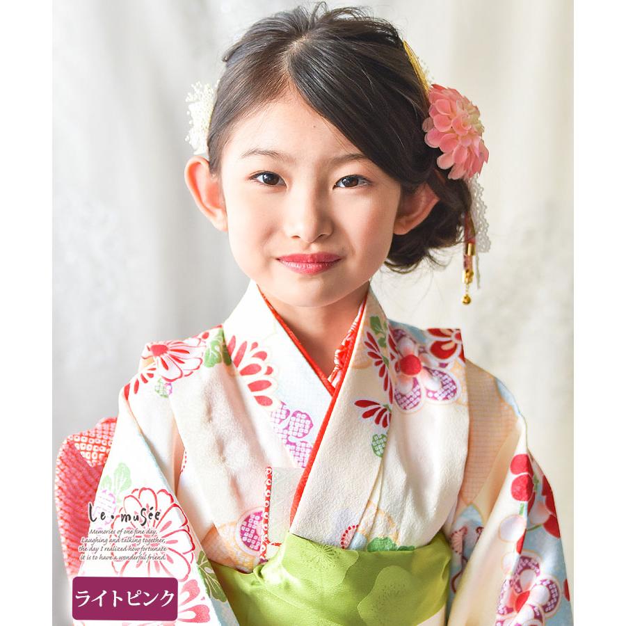 a*4様 七五三　七五三髪飾り　ヘッドドレス　着物髪飾り　リメイク髪飾り　062 w*4様 七五三 七五三髪飾り ヘッドドレス 着物髪飾り リ