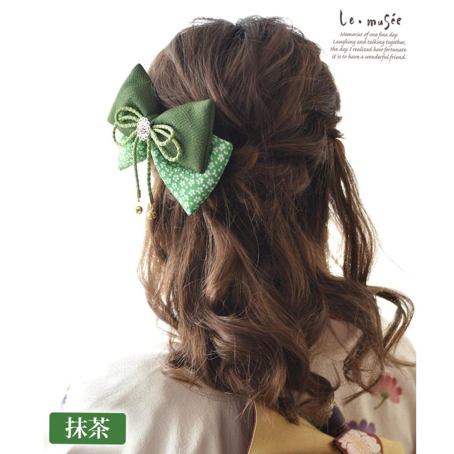 袴 髪飾り リボン ふっくらリボン 大正ロマン 全3色 卒業式 卒園式 大学生 小学生 中学生 ウエディング専門店 ミュゼ 通販 Yahoo ショッピング