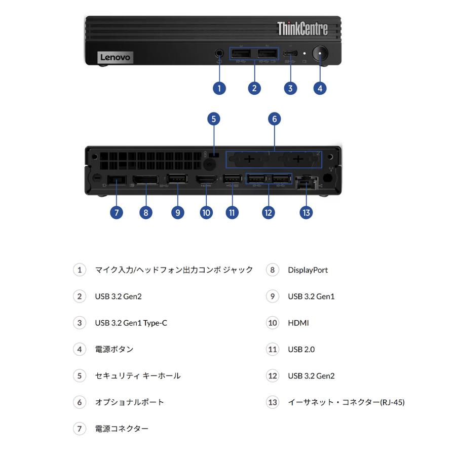 Lenovo 【公式・直販】 デスクトップパソコン ThinkCentre M70q Lenovo 【公式・直販】 デスクトップパソコン ThinkCentre M70q