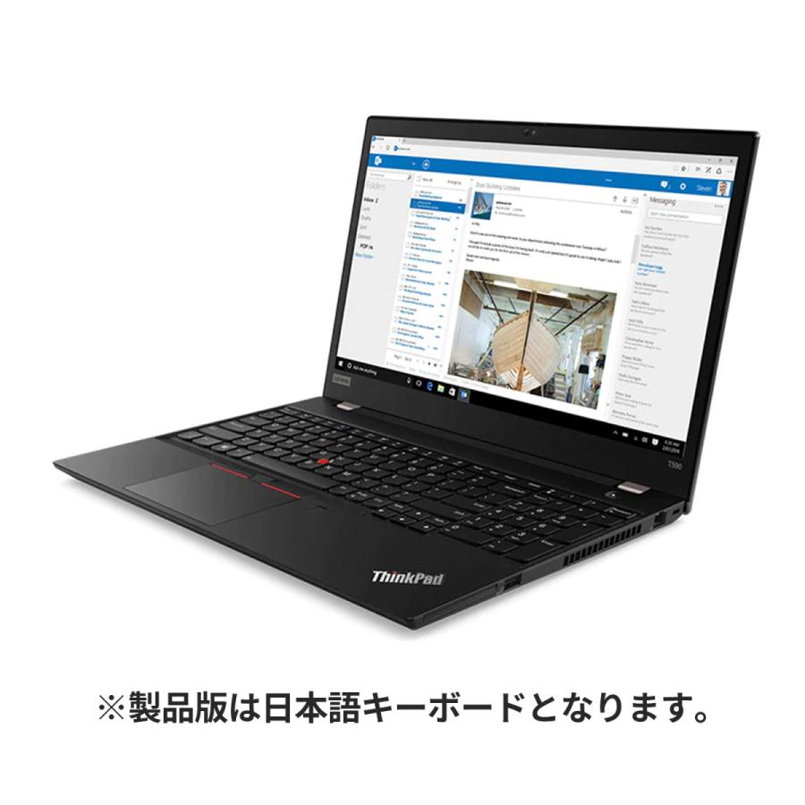 匿名！送料無料！ Lenovo ノートパソコン ThinkPad T590：Core i7-8565U搭載 15.6型 FHD マルチタッチ対応 16GBメモリー 256GB SSD Officeなし Windows10 ブラック tc 【ZYX1291109652】(45995円)