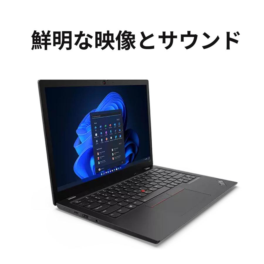 Lenovo ノートパソコン ThinkPad L13 Gen 4：AMD Ryzen3 7330U搭載 13.3型 WUXGA IPS液晶 16GBメモリー 256GB SSD Officeなし Windows11 ブラック｜lenovo｜04