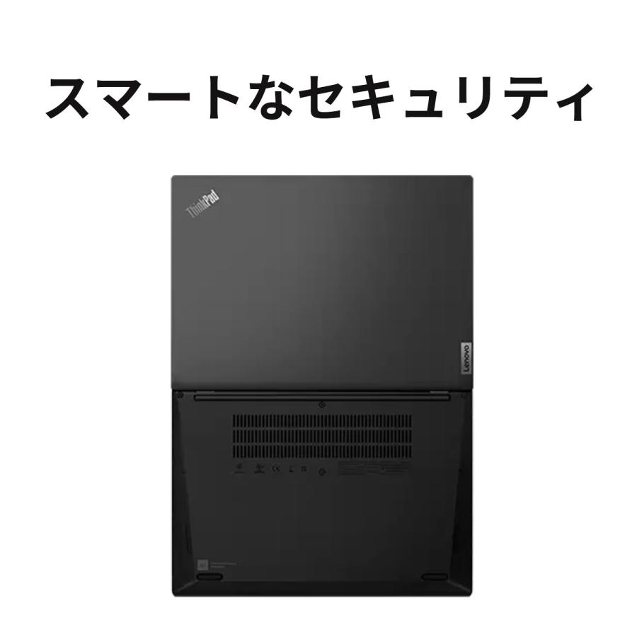 ★1 Lenovo ノートパソコン ThinkPad L13 Gen 4：AMD Ryzen3 7330U搭載 13.3型 WUXGA IPS液晶 16GBメモリー 256GB SSD Officeなし Windows11 ブラック｜lenovo｜05