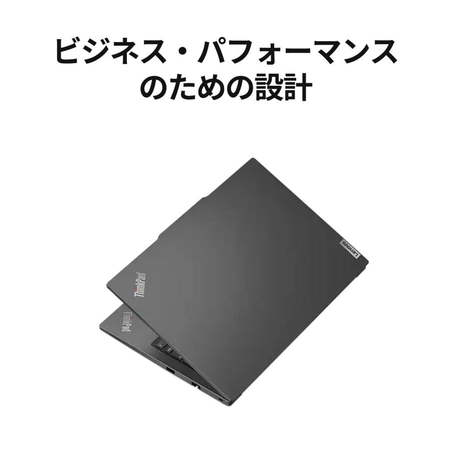 ★1 Lenovo ノートパソコン ThinkPad E14 Gen 5：Core i5-1335U搭載 14.0型 WUXGA液晶 16GBメモリー 512GB SSD Officeなし Windows11 ブラック｜lenovo｜04